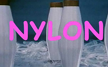 Spools with the word Nylon