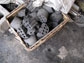 Photo of a pile of coal in Gansu province, China.