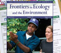 Cover of Aug. 2012 issue of Frontiers in Ecology and the Environment devoted to citizen science.
