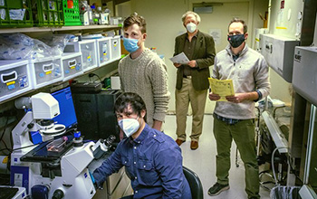 researchers in the laboratory