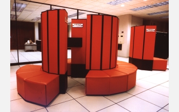 A Cray supercomputer at NCSA, mid 1980s.