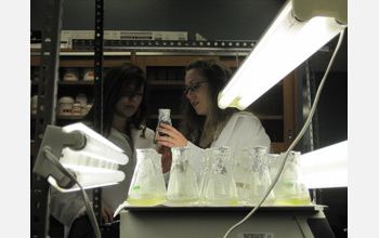 Photo of a scientist in a lab.