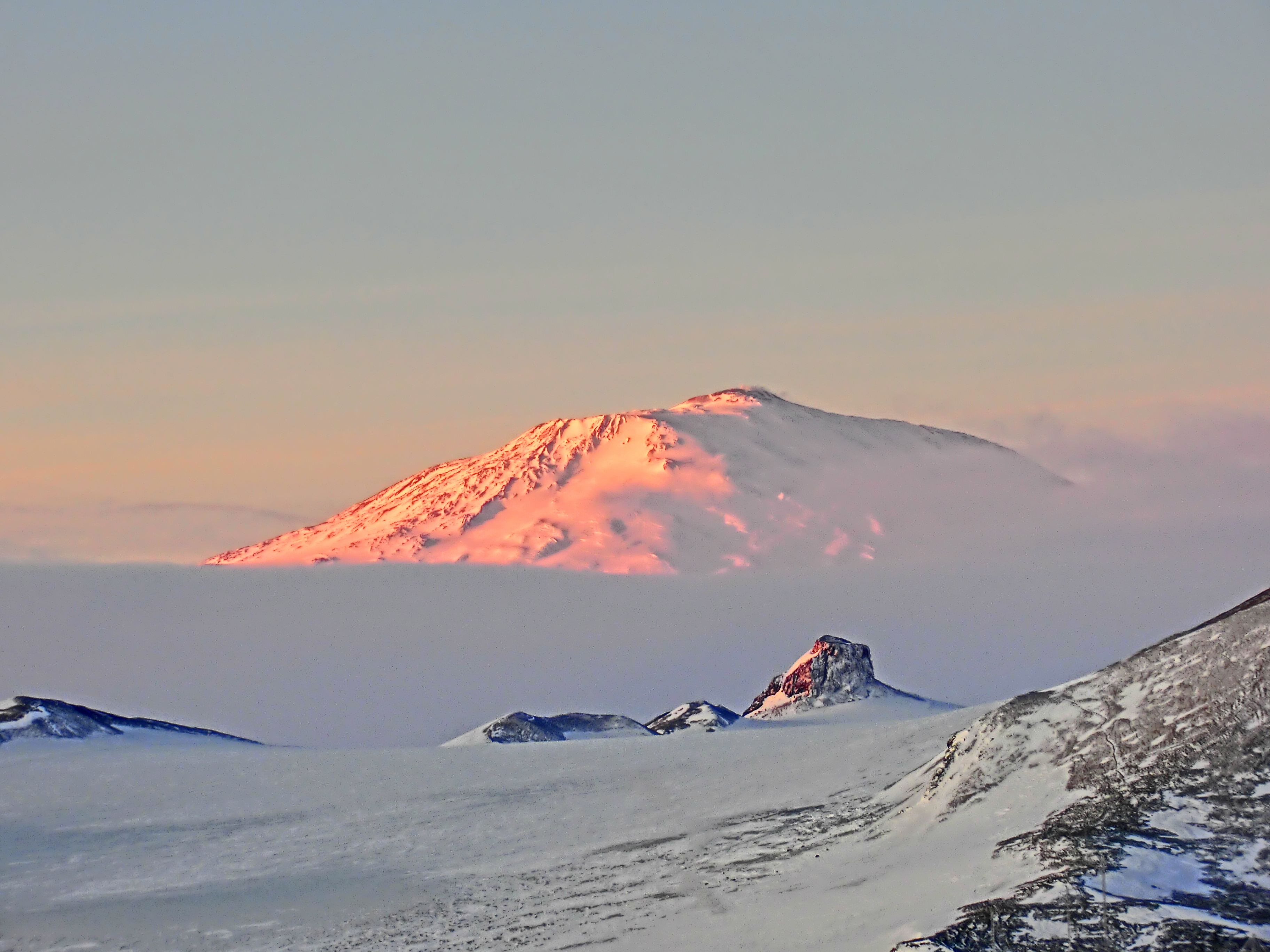 Гора Эребус Антарктида