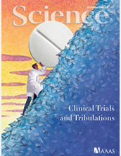 Cover of the October 10, 2008 issue of Science magazine.