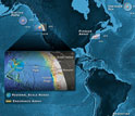 The locations of the new Ocean Observatories Initiative are shown in this graphic.