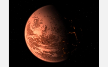 An artist's conception of the new planet