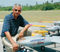 V. Ramanathan with autonomous unmanned aerial vehicles (AUAVs) for climate change research.