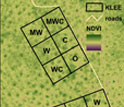 A map of the study site in Africa where the research on ungulates and cattle was conducted.