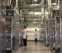 Photo of researchers working in one of Virent's liquid fuel laboratories.