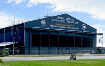 The U.S. Antarctic Program's hangar at the Christchurch, N.Z., International Airport.