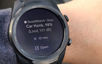 smartwatch app for d/Deaf and hard-of-hearing people
