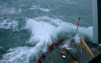 bering sea waves