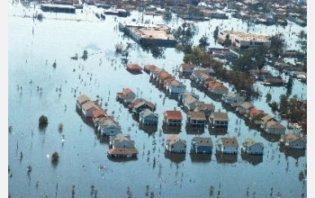 Sediment from floodwaters of Hurricanes Katrina and Rita contain high levels of contamination.
