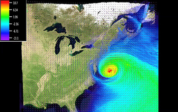 Simulation of Hurricane Sandy
