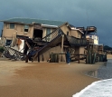 Hurricane damage in Kitty Hawk, North Carolina, from Hurricane Dennis (July 3, 2005)