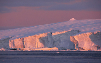 Sunset on the Sabrina Coast, East Antarctica