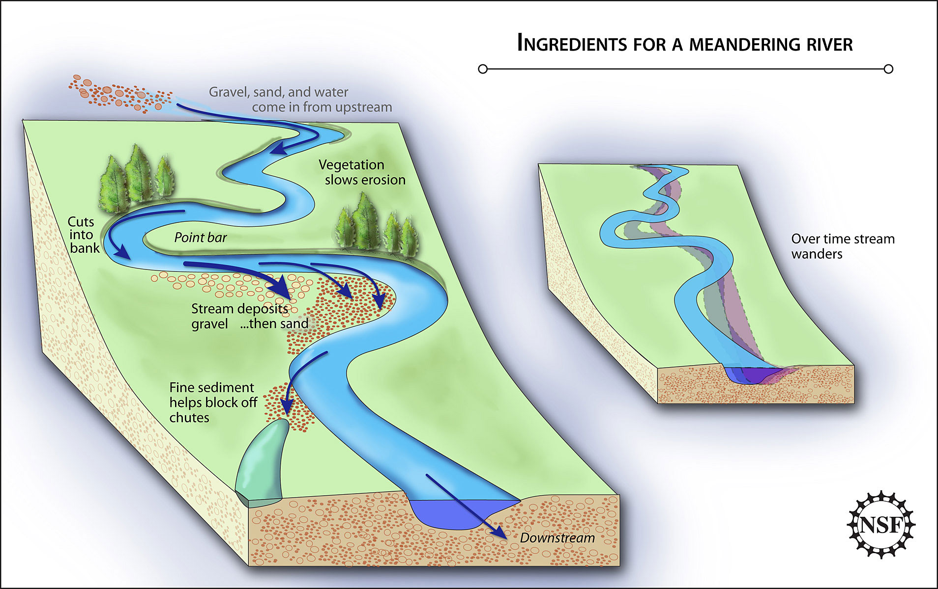 Living, Meandering River Constructed- All Images | NSF - National