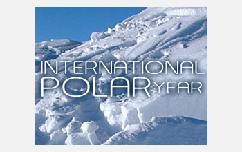 International Polar Year  and photo of snow