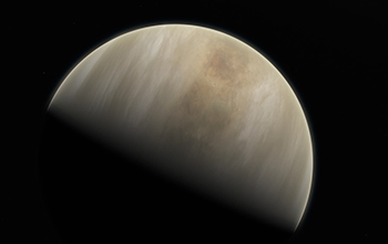 this artistic impression depicts our Solar System neighbour Venus