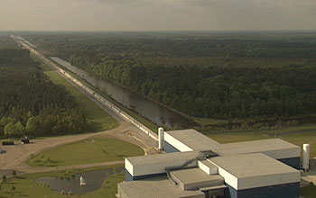 Aerial view of LIGO facility