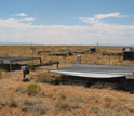 Photo of the Sevilleta site where scientists conduct night-time warming experiments.