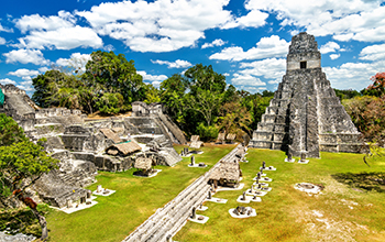 the ancient Maya city of Tikal in northern Guatemala
