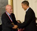 Photo of Caltech's Amnon Yariv, a National Medal of Science awardee for contributions in optics.