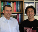 Photo of Michael Tsapatsis and Jungkyu Choi.