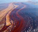 Photo of the Gulf of Mexico oil spill.