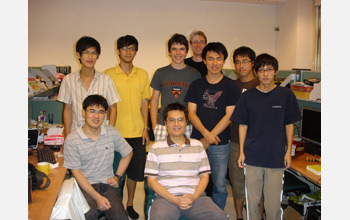 Photo 7 people--Jakub Szefer and Cheng Chen-Mou, and Cheng's research group.
