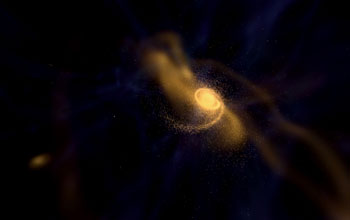 Visualization of the Milky Way galaxy at 16 million to 13.7 billion years old.