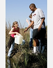 Marine ecologist Mary Ann Moran and others conduct research along the Georgia coast.