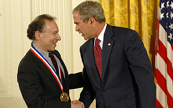 Photo of Langer and the President