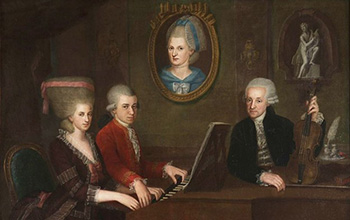 Mozart family portrait: Maria Anna (