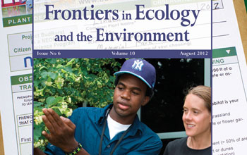 NEON's Sandra Henderson on the cover of "Frontiers," the journal's most popular issue