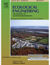 Cover of the journal Ecological Engineering.