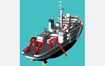 Illustration of NSF's Alaska Region Research Vessel.