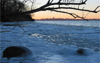 Changing patterns of ice formation and melting are affecting winter microbial activity in lakes.