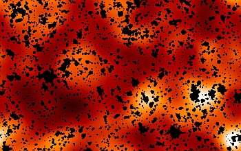 From Glitter to Glow, an animation depicting progressive steps in telescope data processing.