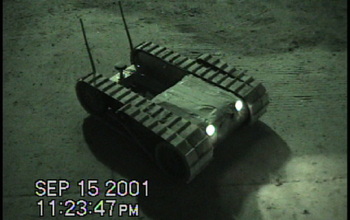 A search-and-rescue robot in action in the aftermath of september 11