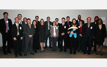 Photo of NSF-nominated PECASE awardees gathered to be honored at NSF.