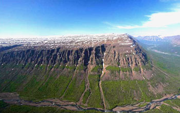 Putorana Plateau, a UNESCO World Heritage Area, contains 500 million years of history.