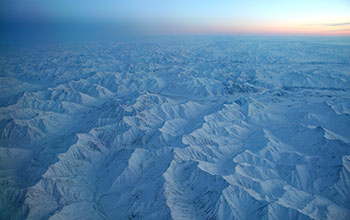 View of the Brooks Range, as seen from the HIAPER aircraft