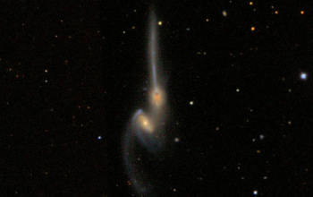 Pair of galaxies named NGC 4676