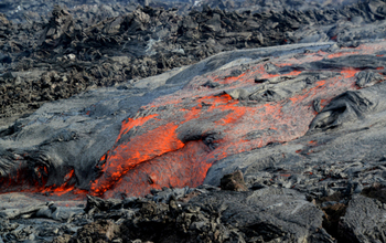 A swelling lava 