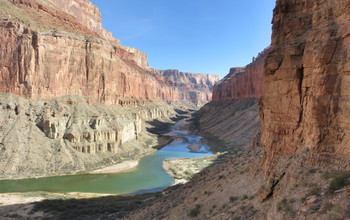 Sedimentary rocks of the Grand Canyon.