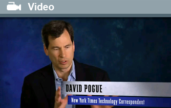 Photo of New York Times technology correspondent David Pogue.