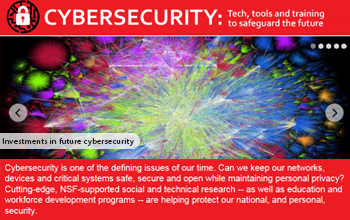 screenshot of cybersecurity special report