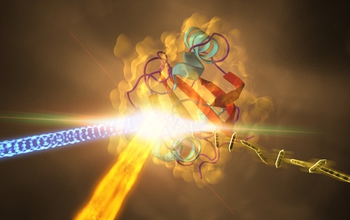 A still from the first movie of photosynthesis. The imaging technique captures ultrafast reactions.