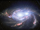 illustration of double quasars in merging galaxies